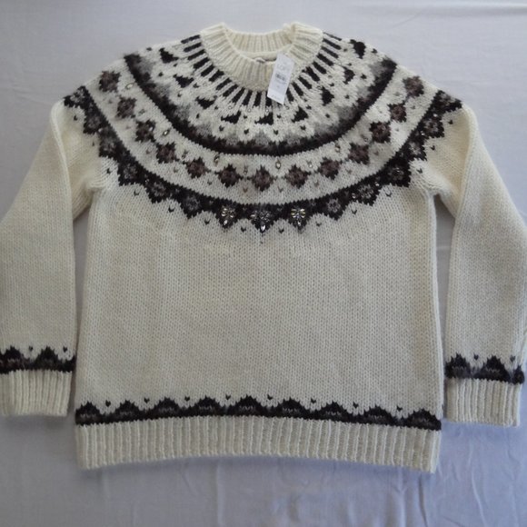 LOFT Sweaters - NWT Loft Ann Taylor XL Knit Fair Isle Sweater